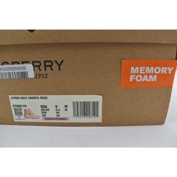 Sperry Top Sider Womens Size 9 Syren Gulf Sherpa Rose All Weather Duck Boots - Picture 11 of 11